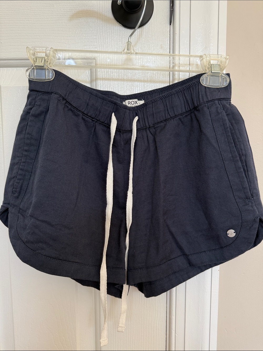 Roxy Navy Athletic Drawstring Shorts